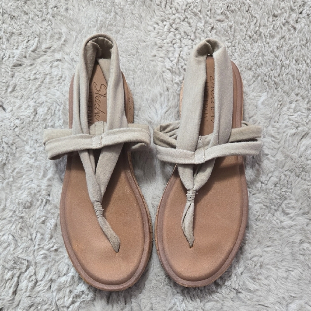 Skechers yoga tie sandals